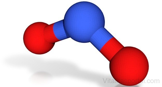 Nitrogen dioxide molekula